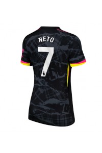 Chelsea Pedro Neto #7 Voetbaltruitje 3e tenue Dames 2024-25 Korte Mouw